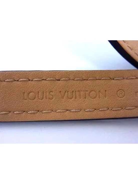 Louis Vuitton Bracelet triple Tour Andigo Monogram Vernis - Picture 2 of 4
